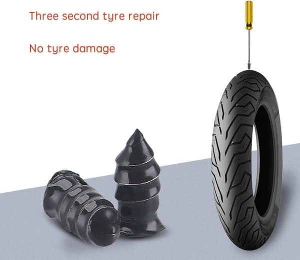 100 Pcs Tire Repair Rubber Nail-4